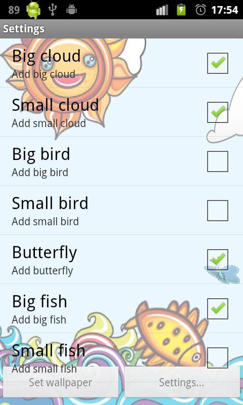 Cute Nature Live Wallpaper