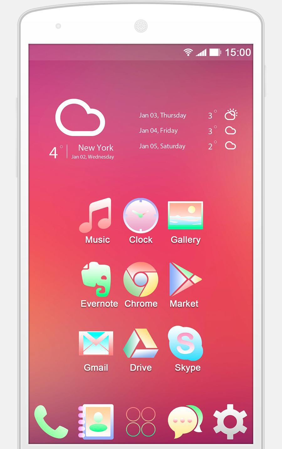 Gradient - Solo Launcher Theme