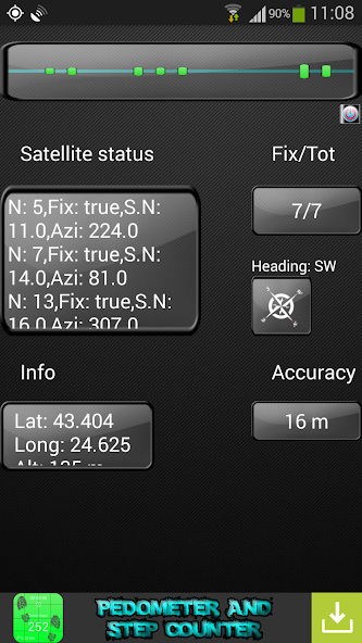 GPS Satellite test status