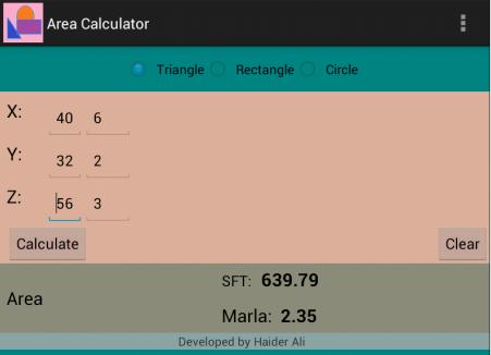 Area Calculator