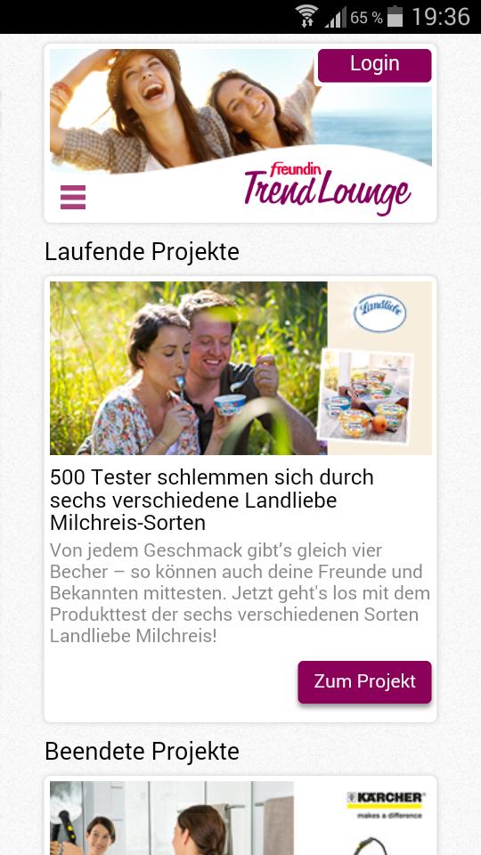 freundin Trend Lounge