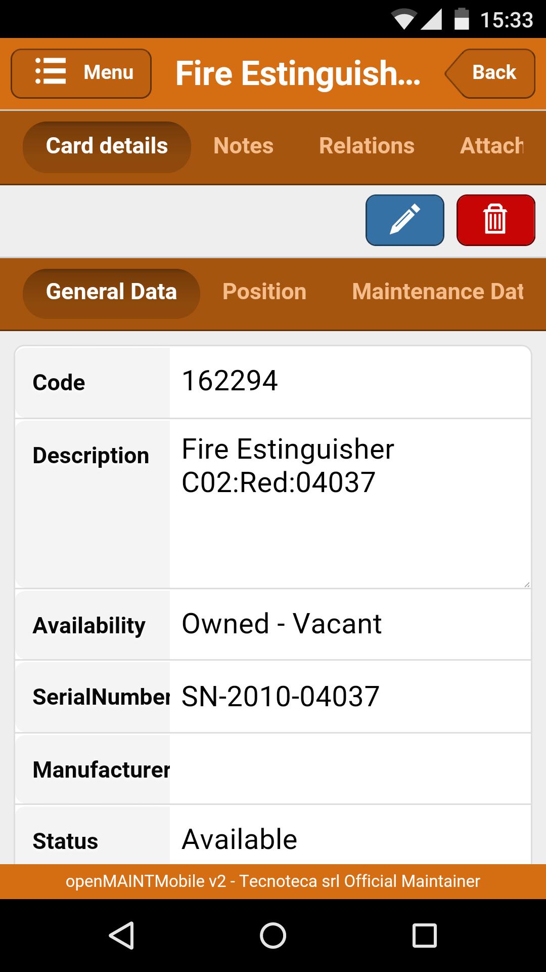 openMAINT v2 - ONLY FOR OLD VERSIONS