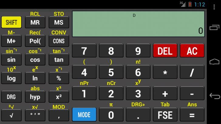Scientific Calculator (SciCal)