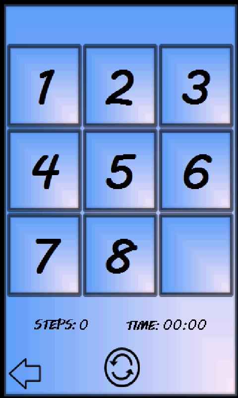 15 Number Puzzle Game