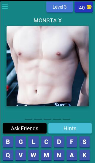 Guess Kpop idol abs
