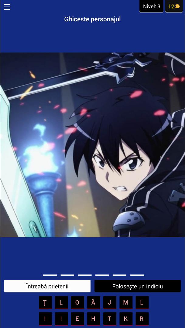 Ghiceste Personajul Anime