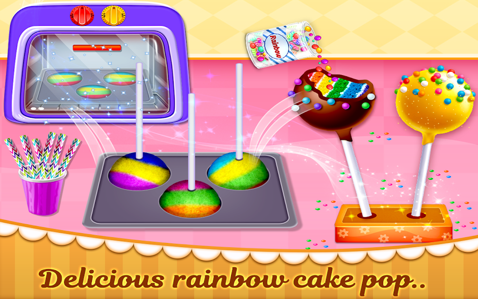 Rainbow Cake Pop Maker