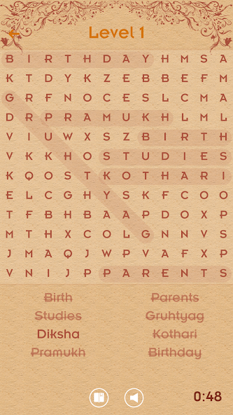 Pramukh Swami Word Search