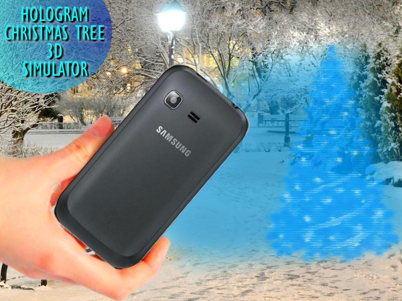 Christmas tree Hologram joke