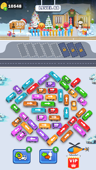 Bus Escape: Car Traffic Puzzle