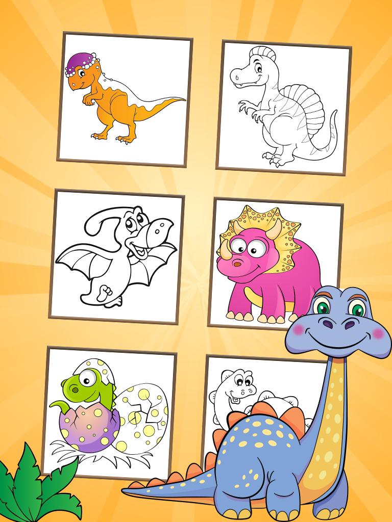 Dinosaurs Coloring Pages 2
