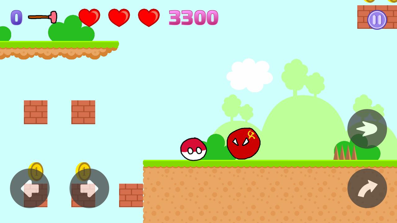 Polandball Platformer Game
