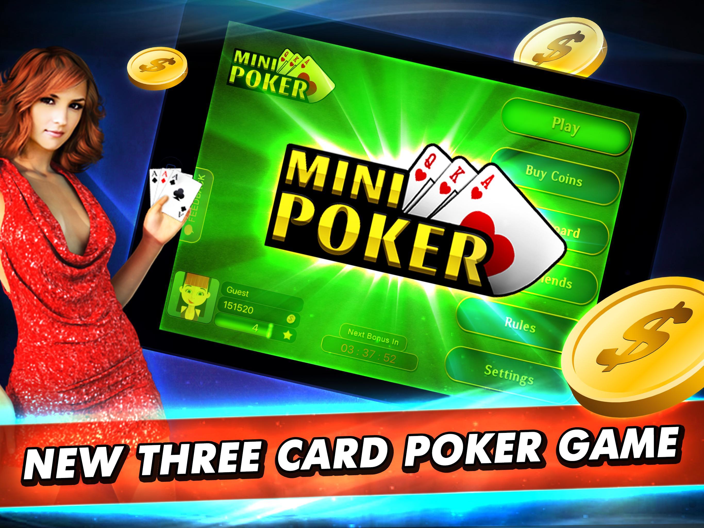 Mini Poker - Free Multiplayer Card Game