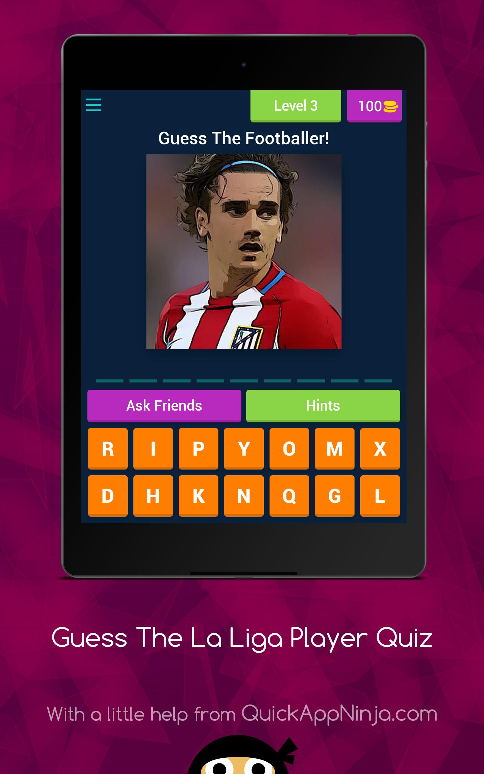 Guess The La Liga Player Quiz