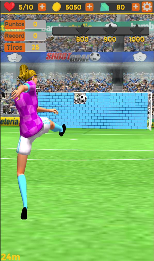 Shoot Goal - Girls Soccer