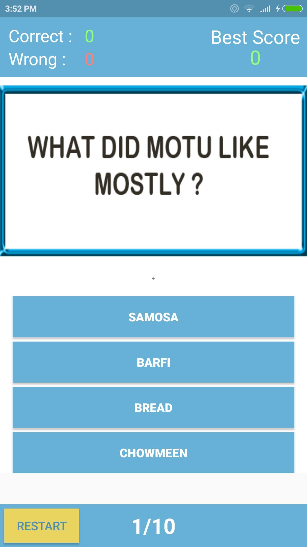 Trivia Quiz for Motu Patlu