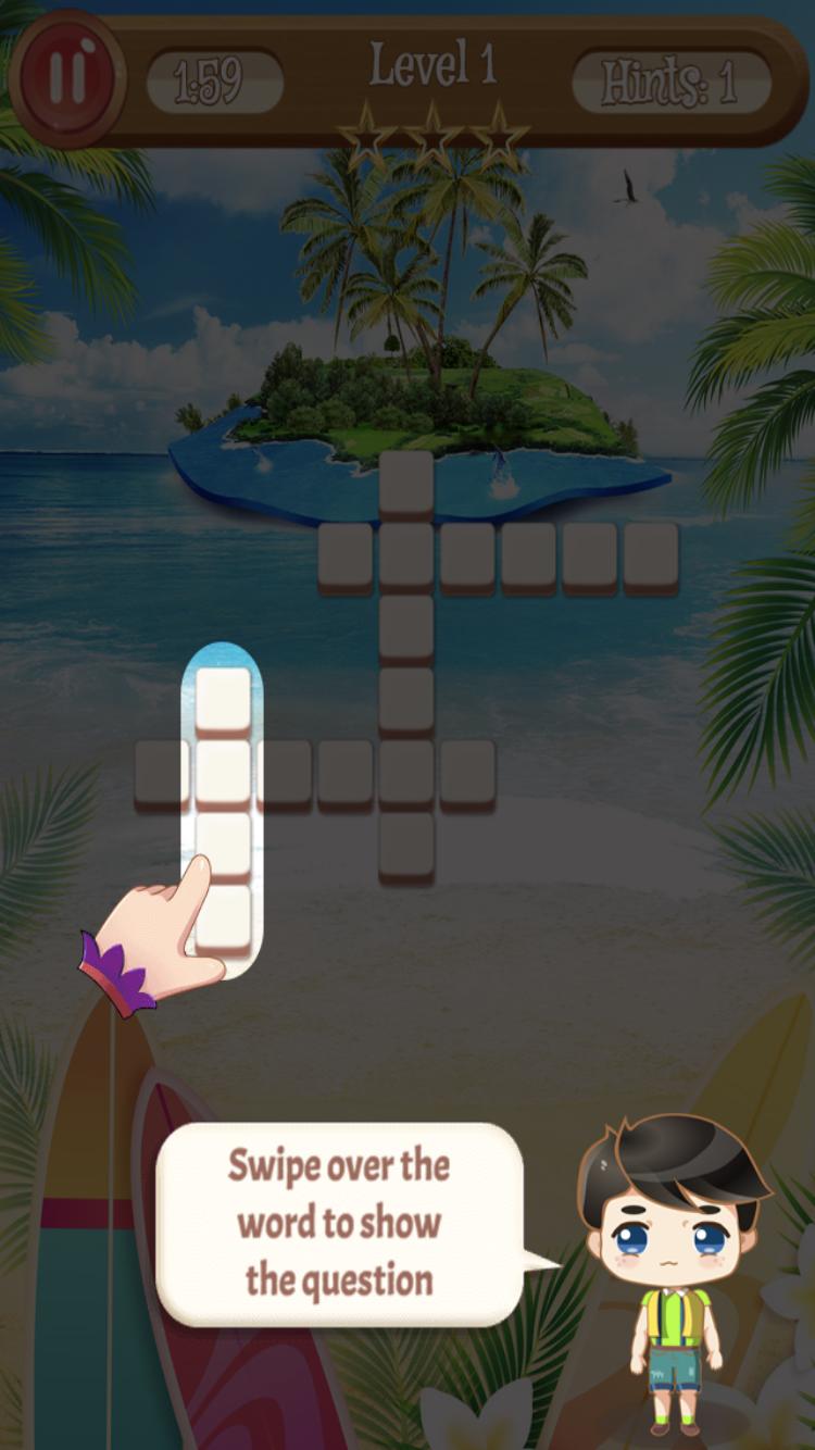 Beach Crossword puzzle