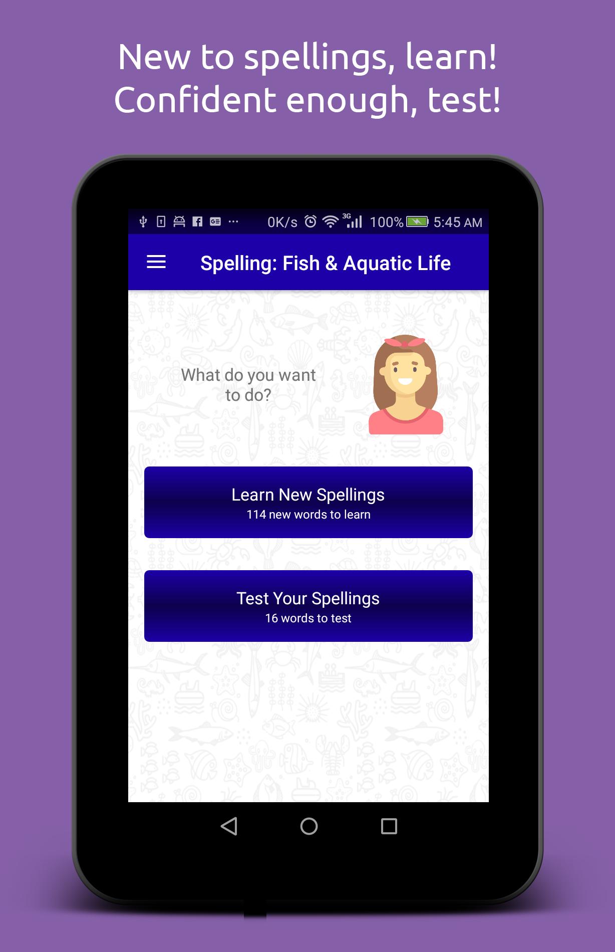 Spelling: Fish & Aquatic Life