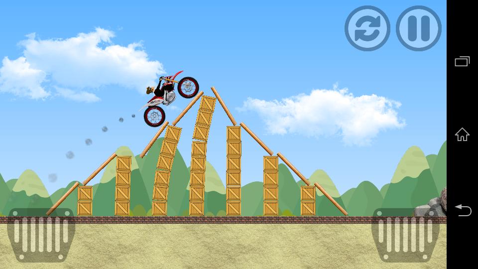 Up Biker Hill Climb Racing