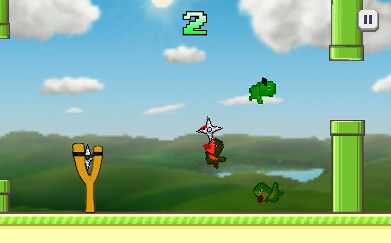 Sling Shuriken - Bird hunting