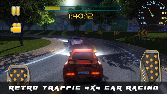 Retro Traffic 4x4 Car Racing
