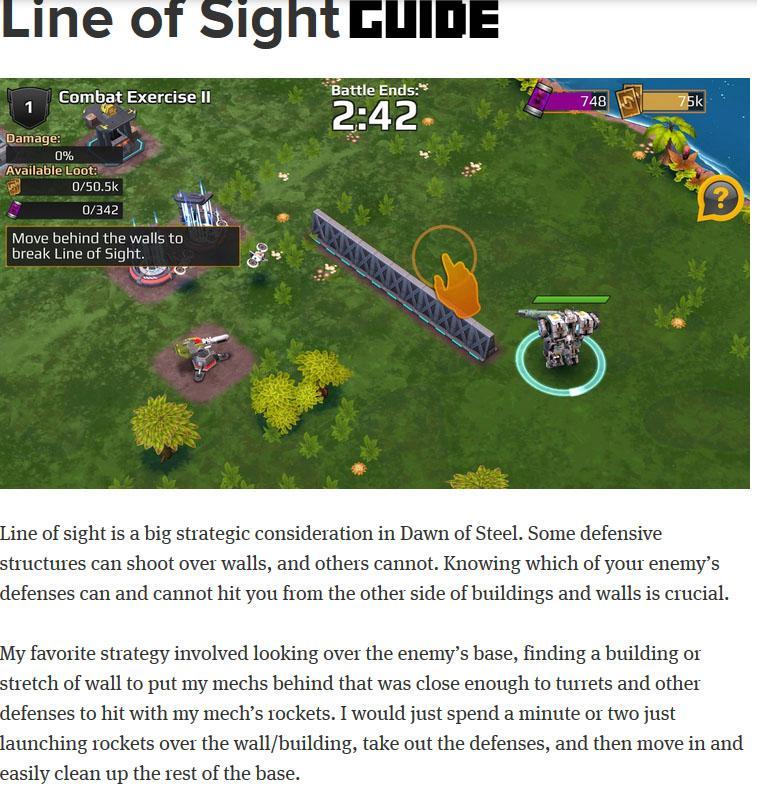 Guide for Dawn Of Steel