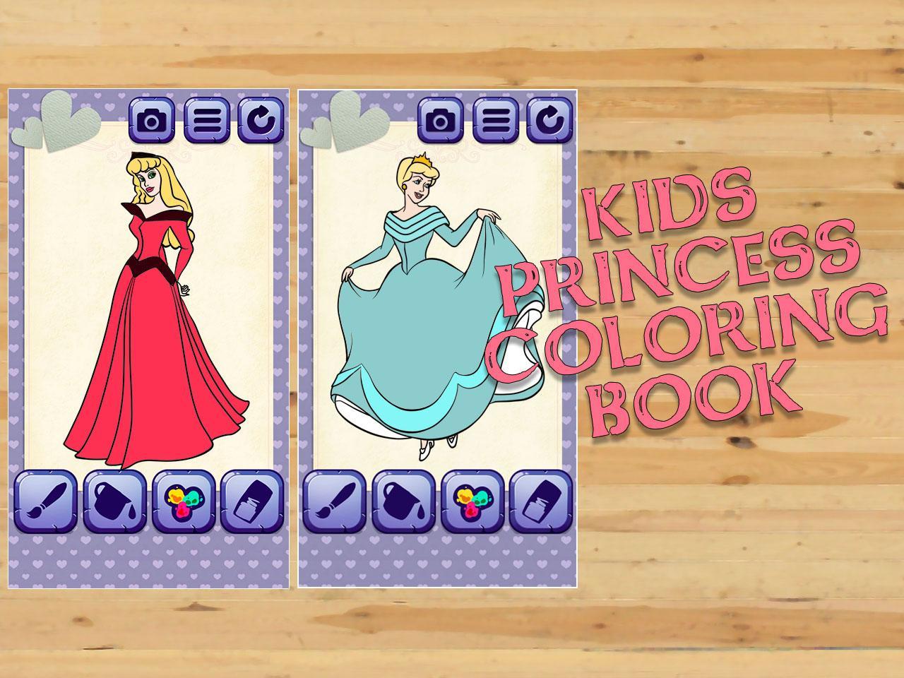 Kids Princess Coloring Book