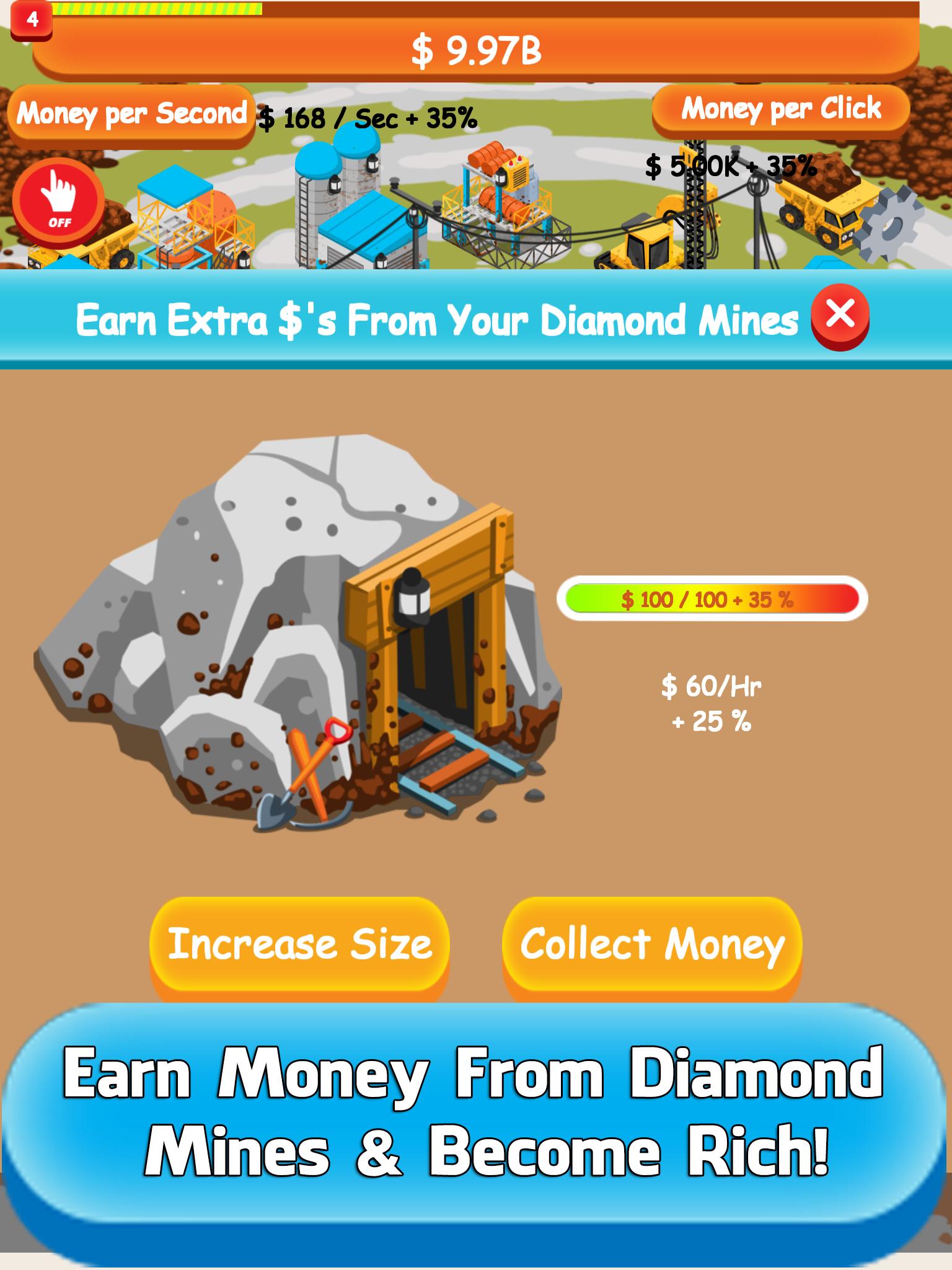 Diamond Tycoon - Idle Clicker