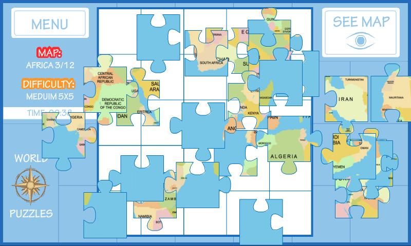 World Map Puzzle