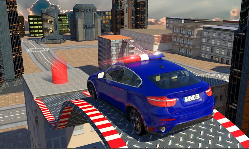 Police Car Roof Stunts