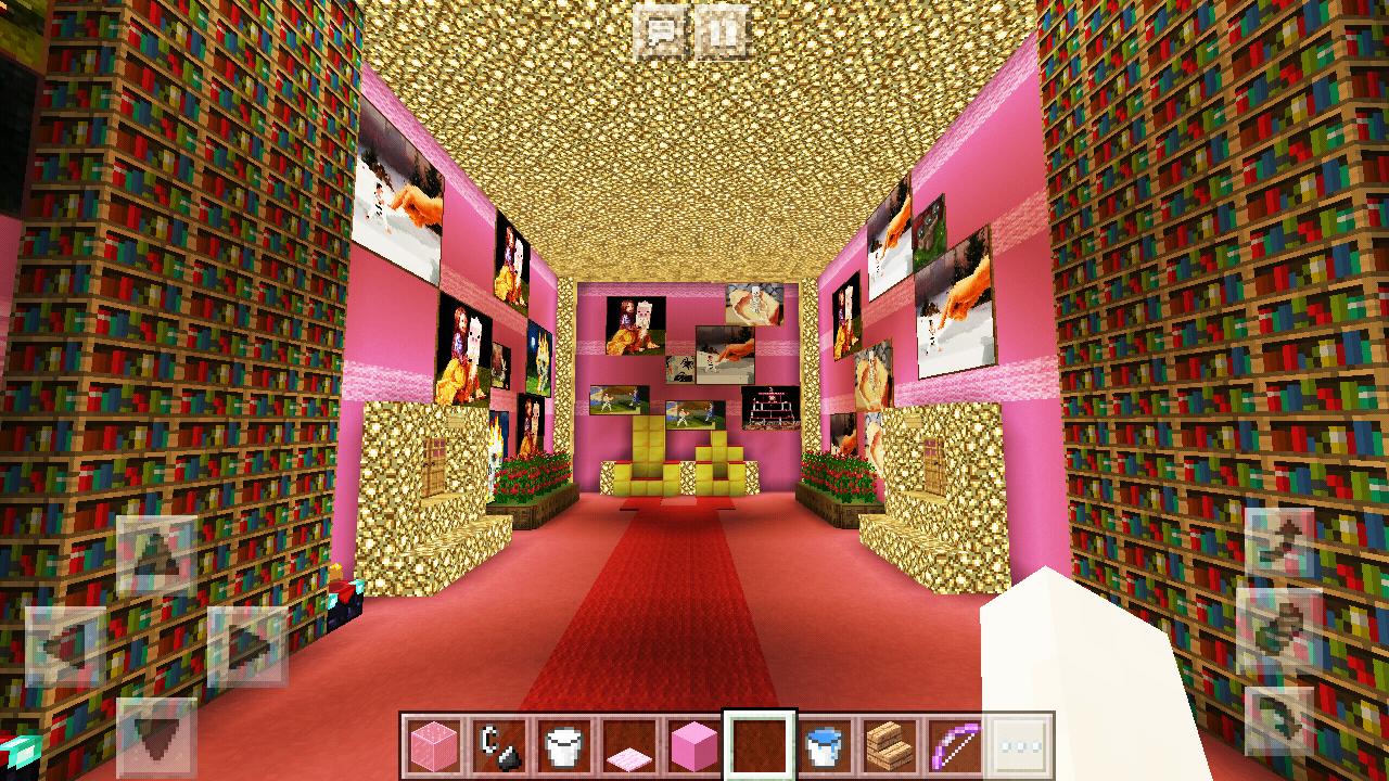 Pink Diamond Princess Castle MCPE Girl Game