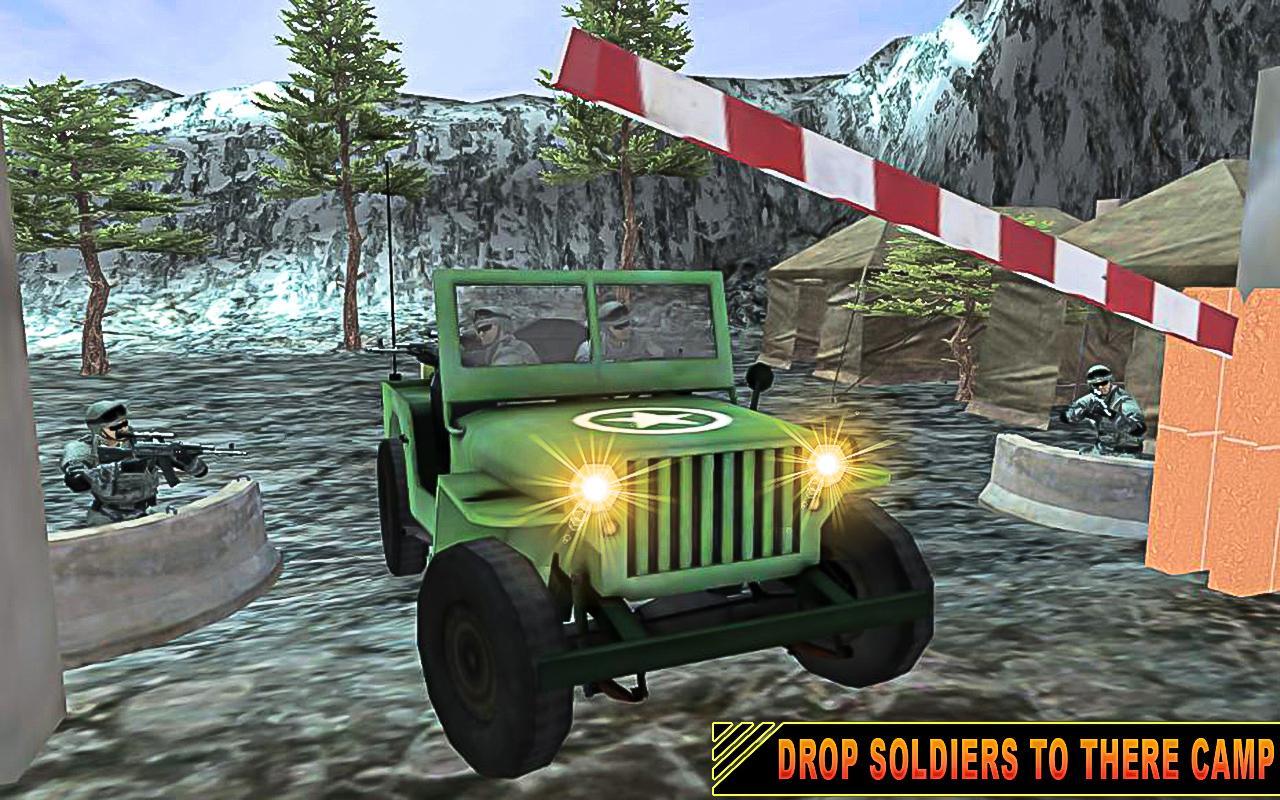 Army Jeep Driving Simulator Games Free