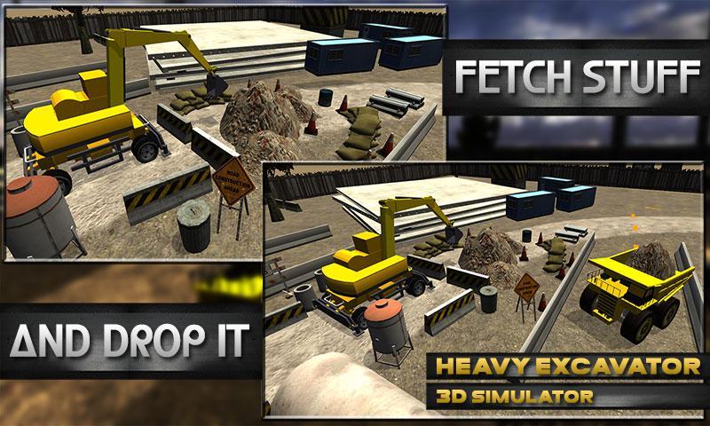 Heavy Excavator 3D Simulator