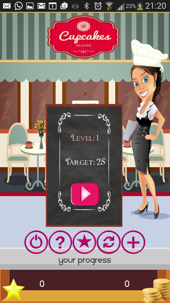 Cupcakes Shop Find Pairs Game