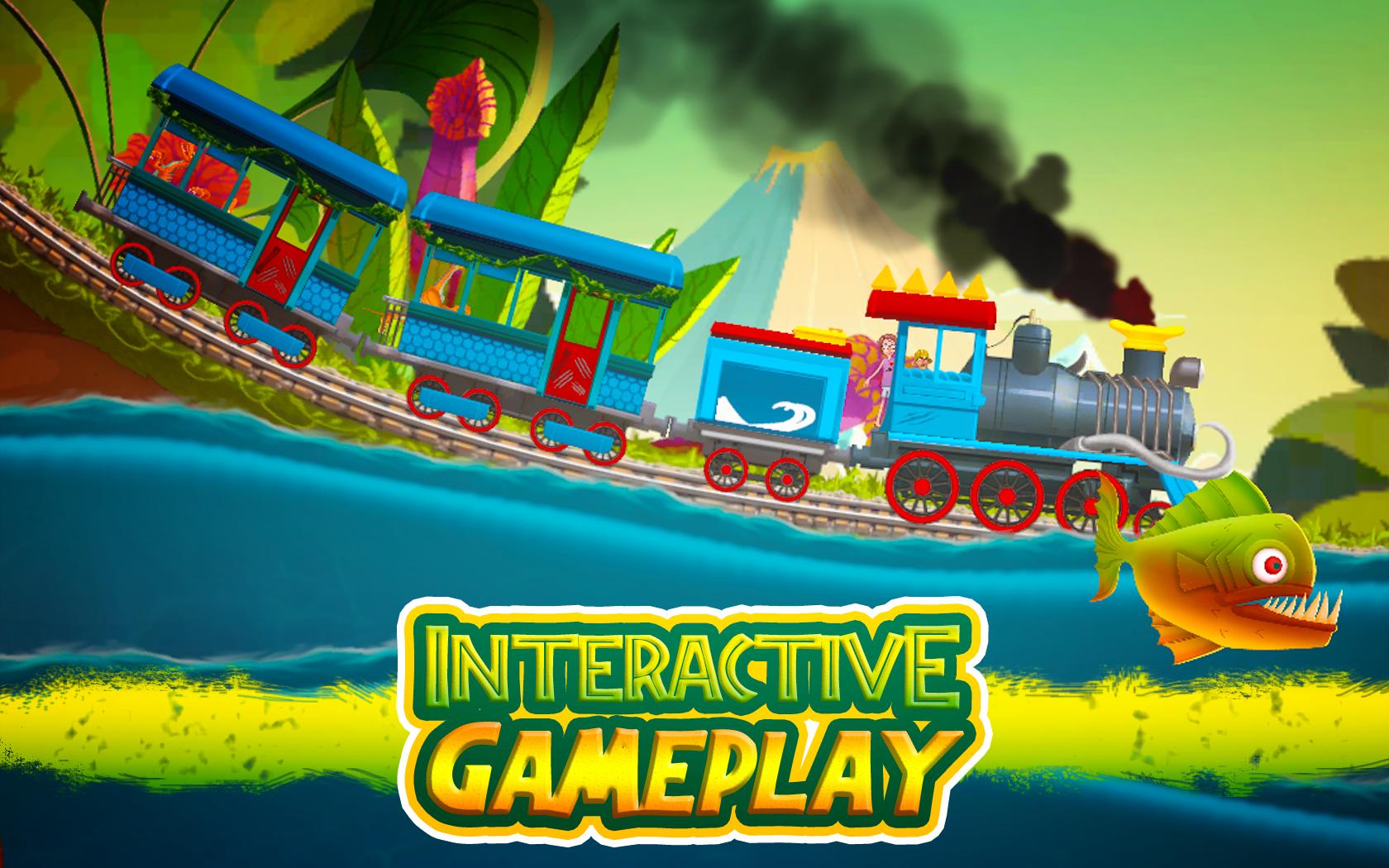 Fun Kids Train 2: Dinosaur Park Race
