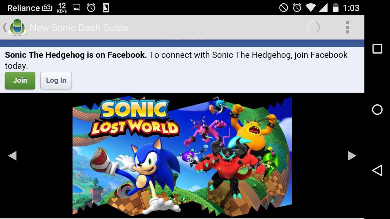 New Sonic Dash Guide