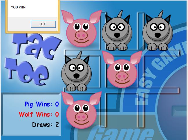 Pepe Pig Tic Tac Toe