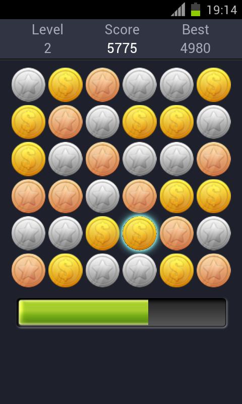 coins match game