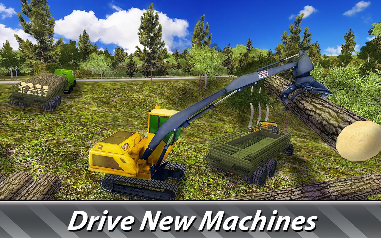Logging Harvester Truck