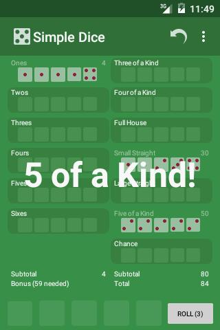 Simple Dice Free