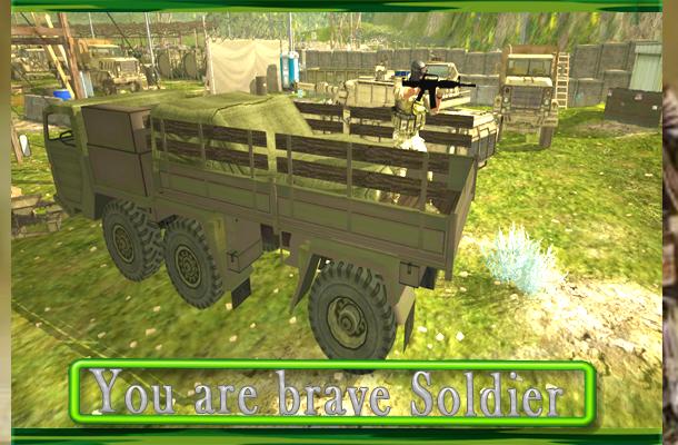 Military Cargo Transport Truck