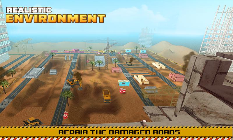 Modern City Roads Construction