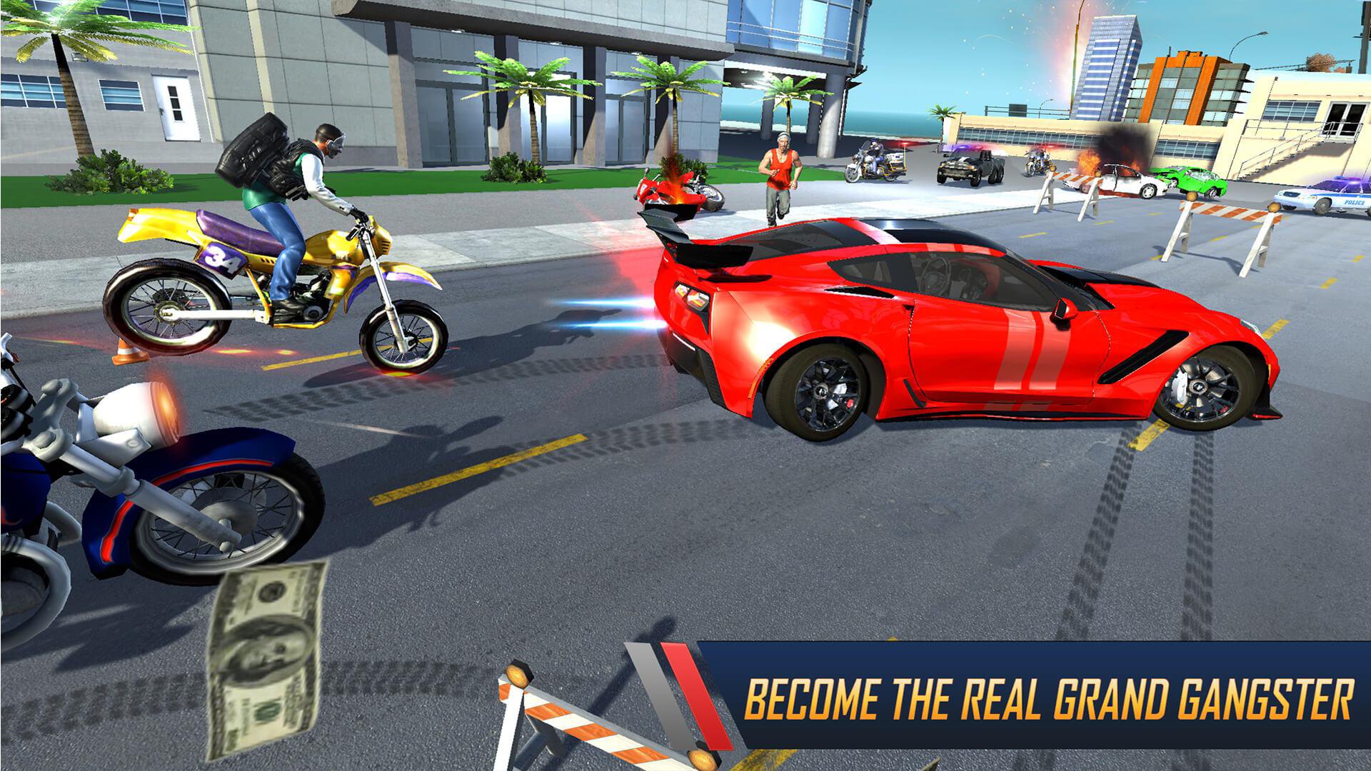 Vegas Gangster Real Crime Game