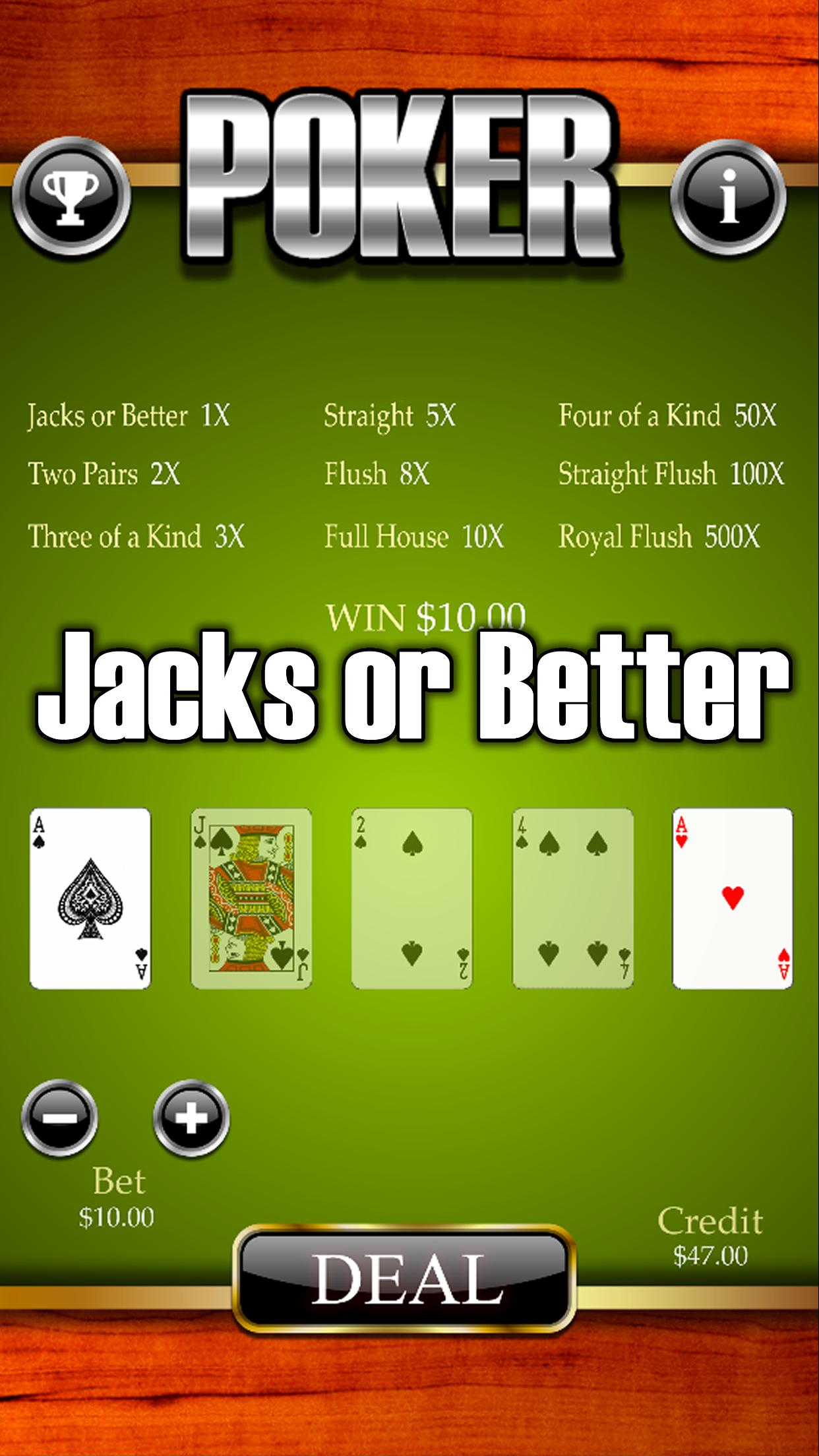 Simple Video Poker