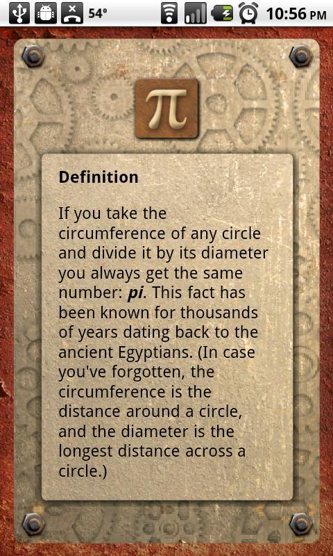 Pi (3.14159...)