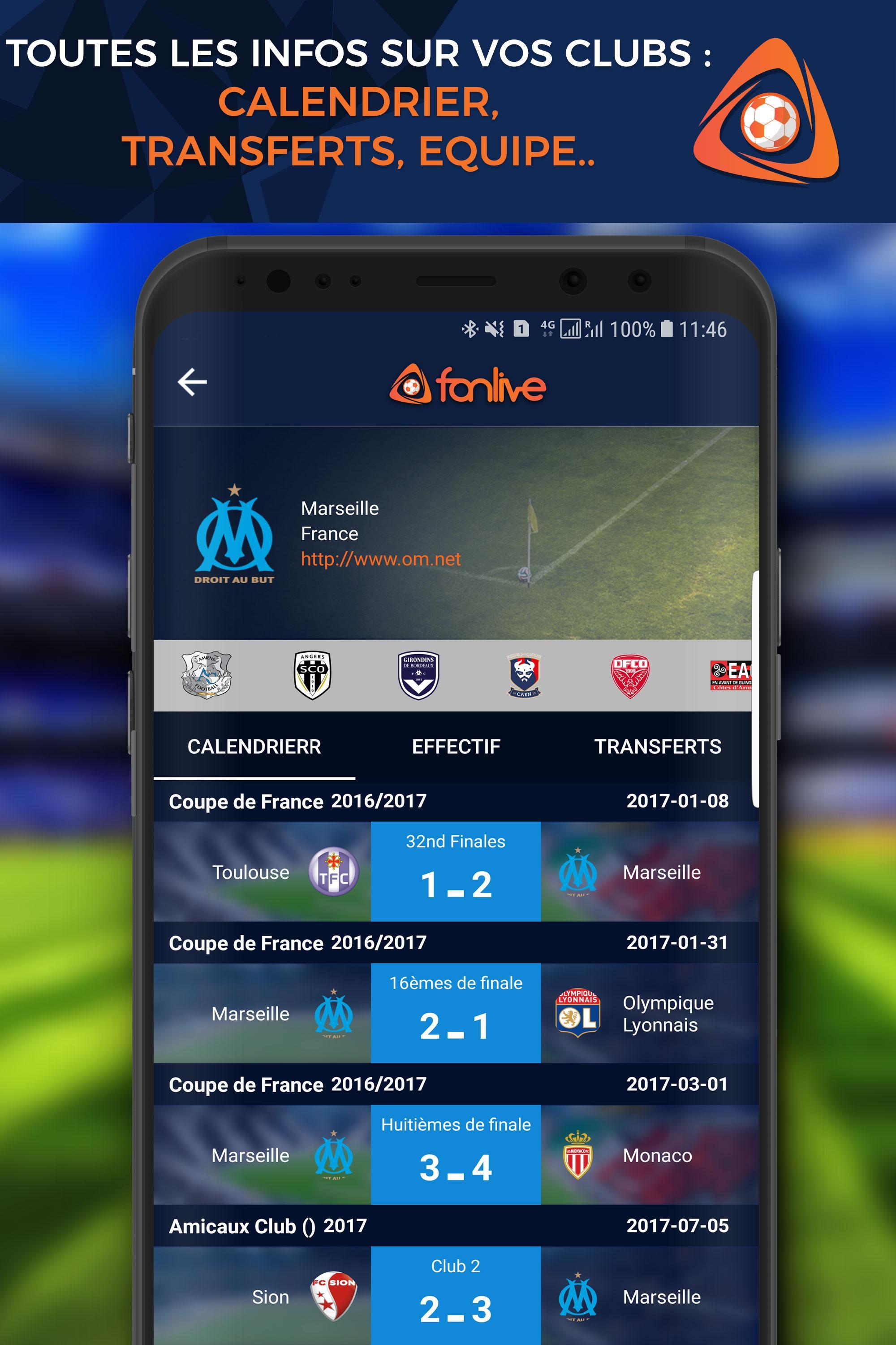Fan Live Foot