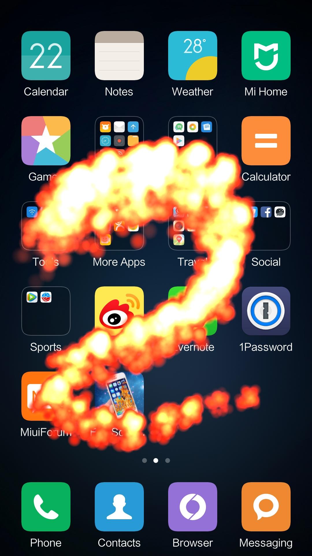 Fire Screen Effect Prank