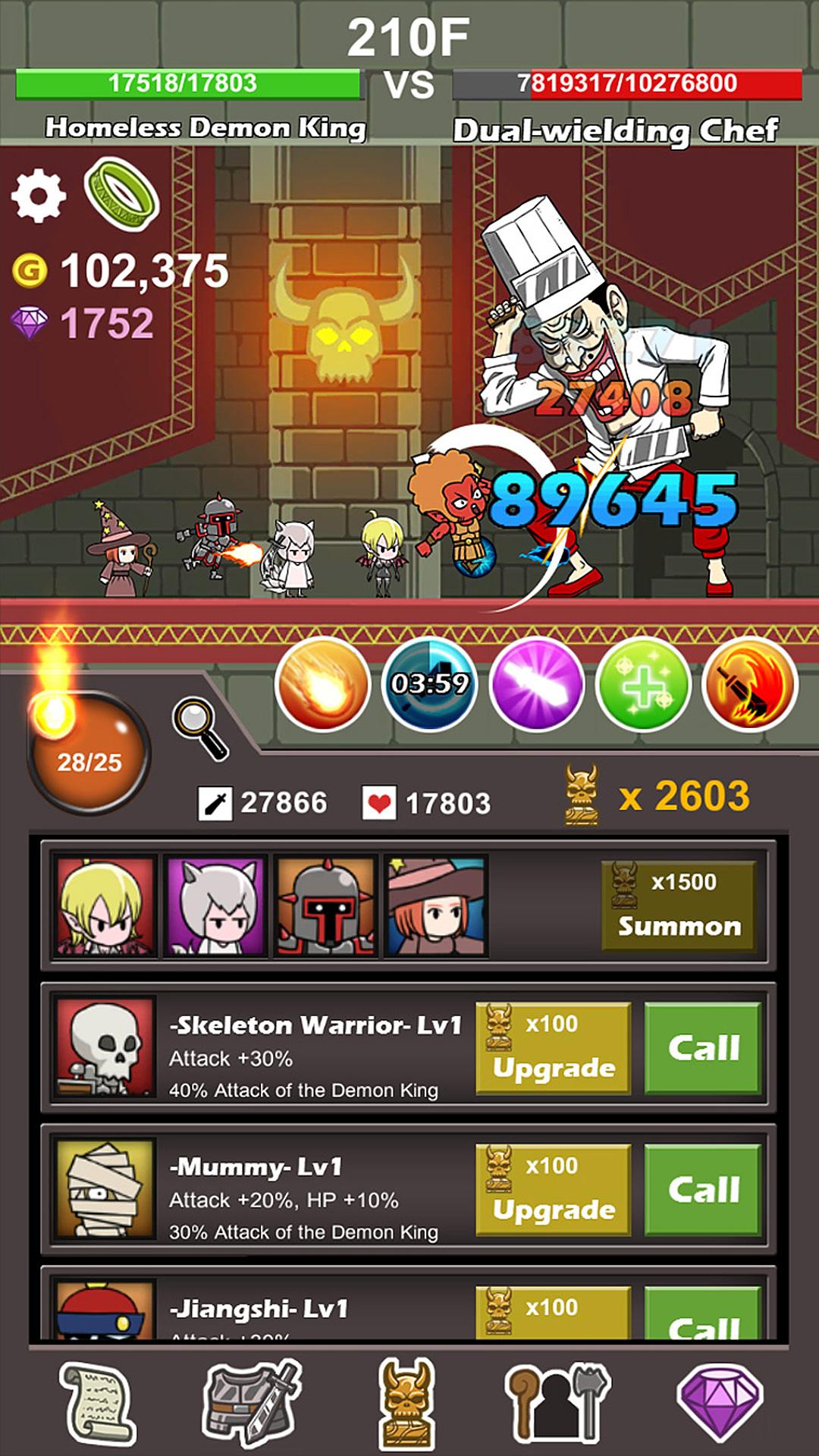 Homeless Demon King(Idle Game)