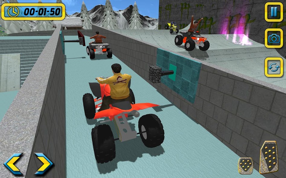 ATV Quad Bike Racing Stunts