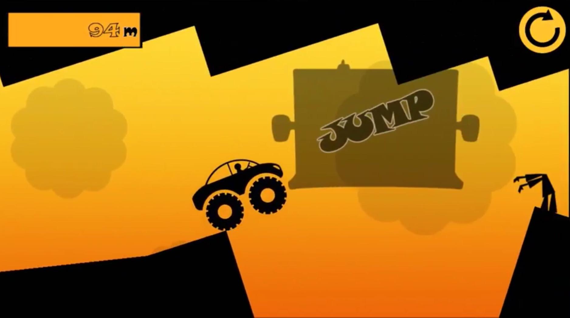 Truck Stunt Hill Climb
